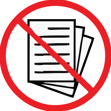 No Contracts Icon